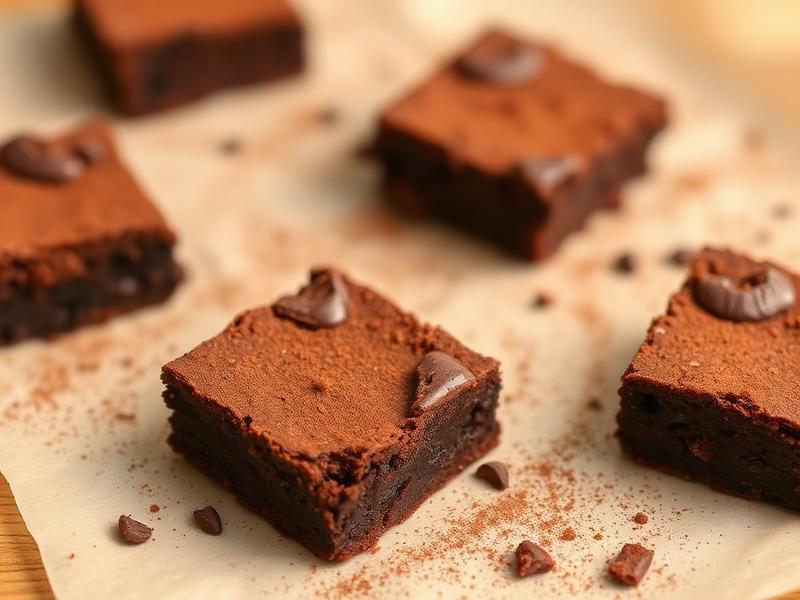 Brownie de cacao y dátiles