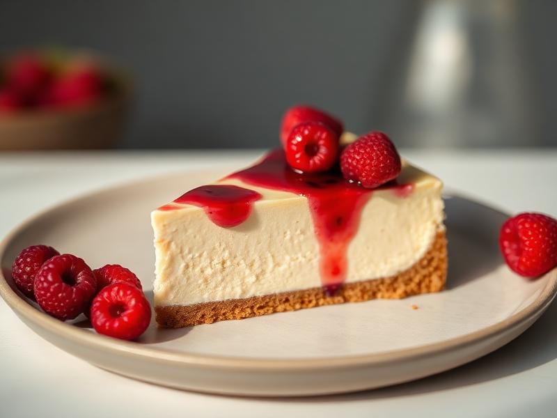 Cheesecake de castañas de cajú y frutos rojos