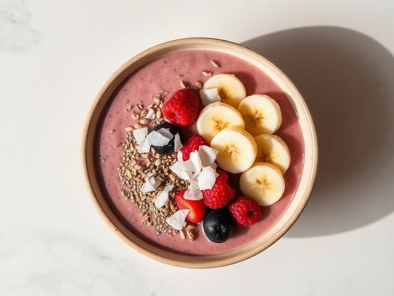 Smoothie bowl de frutos rojos